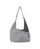 Miseki Seoul Ribbed Layered Cross Bag Charcoal