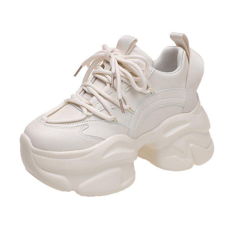 Women's 2025 Autumn Platform Dad Sneakers - Trendy European Style with Height Boost