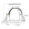 Transparent Pvc Ladies Small Handbags Women Clear Bag  Waterproof Casual Simple Crossbody Shoulder Bags