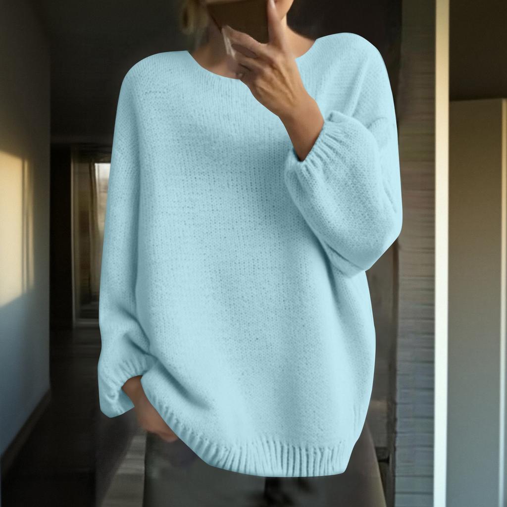 Women's Loose  Winter Knitted Fashion Casual Pullover Sweater