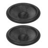 2Pcs Paper Speaker Cone Subwoofer Cones Drum Paper 1.4 Inch Inner Diameter with Rubber Surround for