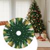Tree Skirt Collar Plush Christmas Tree Skirt Ring Rustic Farmhouse Holiday Props For Indoor Outdoor Garden Apartment Hotel