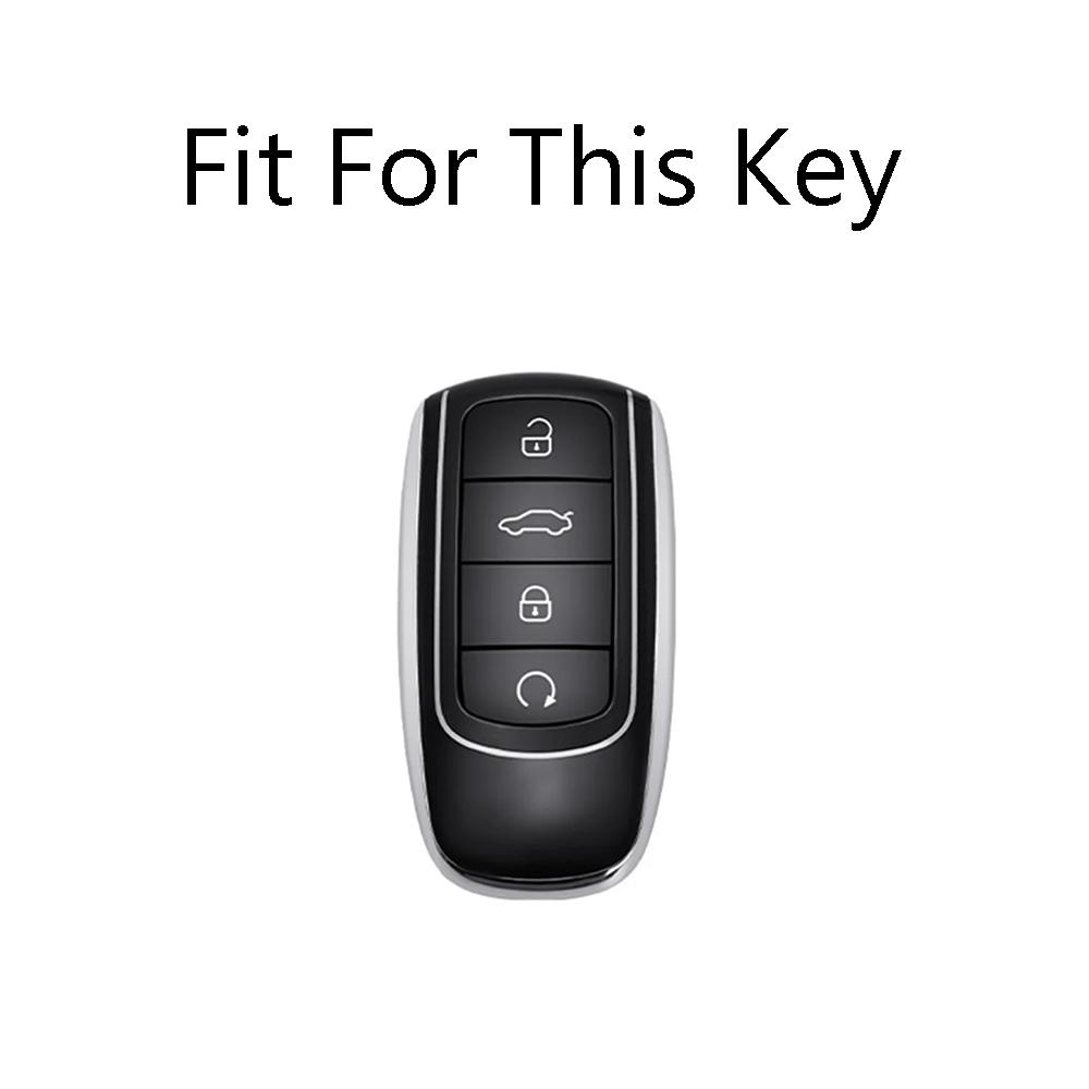 Graffiti Car Remote Key Case Cover For Chery Tiggo 8 Pro Tiggo 8Plus New 5 Plus 7Pro Max Omoda 5 C5 Modod Protector Accessories