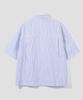 AGOD Crop Half Stripe Shirt [Navy]