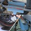 Motorcycle Bike Chain Oil Storage Tool Box Chain Cleaning Oil Splash-Proof Tool Oiling Board Chain Oil Anti-spray Tool