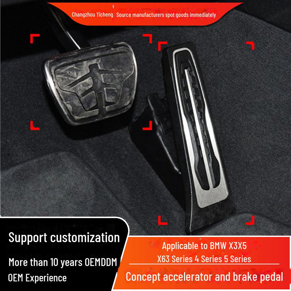 

Металлические аксессуары для модификации педалей BMW для X3, X5, X6, 3 серии, 4 серии и 5 серии. concept model