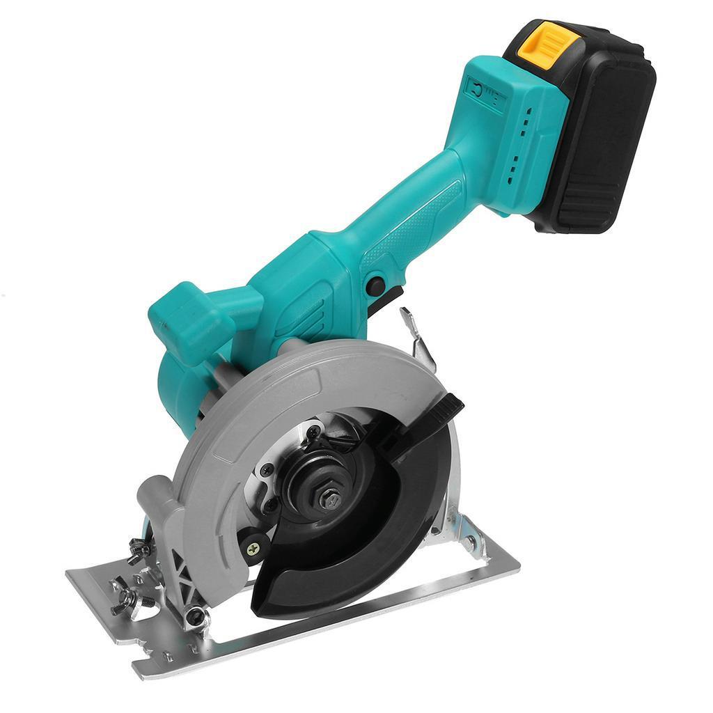 2-in-1 6-inch Cordless Electric Circular Saw Plunge Cut Track Cutting Wood Metal Tile Cutter Electric Saw