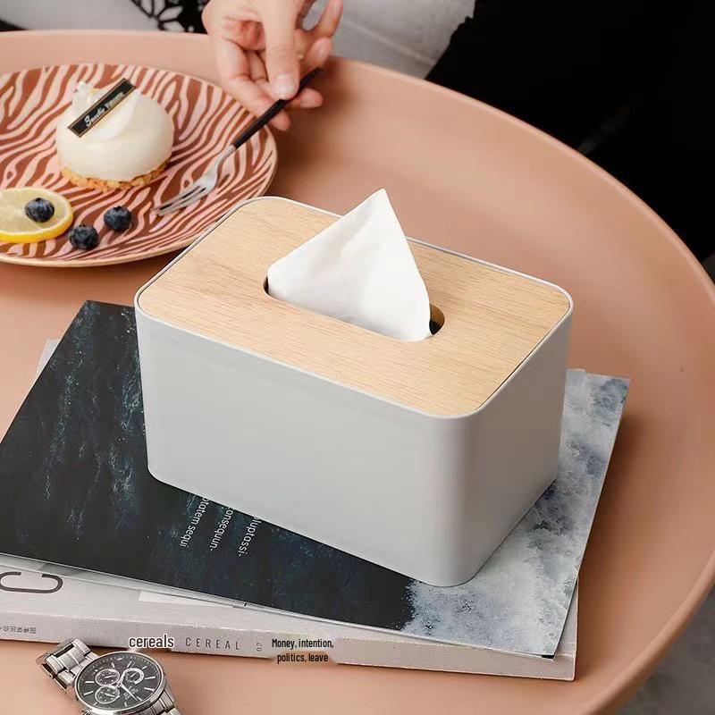Wooden Waterproof Tissue Box Cover for Home, Hotel, and Restaurant Use