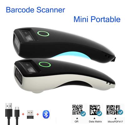 2D Barcode Scanner Bluetooth 2.4G Wireless QR Code Mini Handheld Portable Pocket Reader IOS Android PC for Mobile Payment