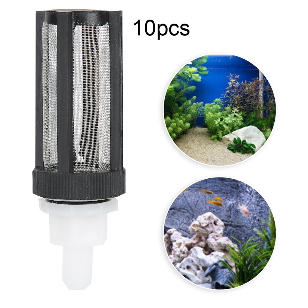 10PCS Aquarium Water Submersible Pump Filtration Mesh Fish Tanks Cleaning Filter Screen Supplies