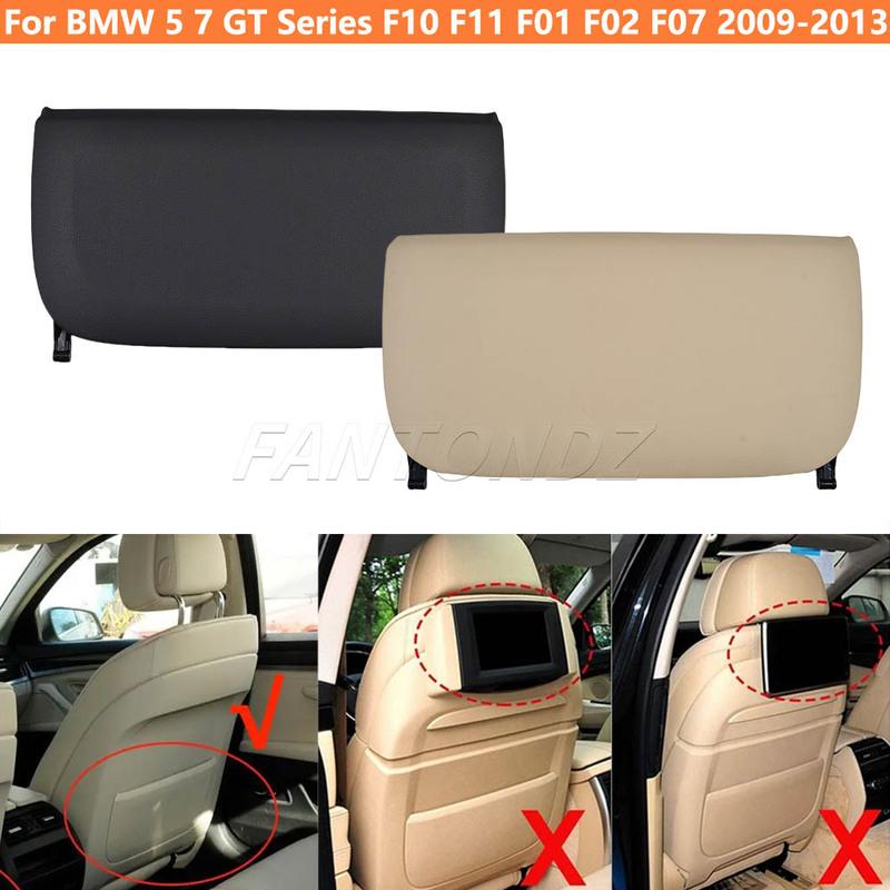 Leder-Taschenabdeckung für die Rückseite des Autositzes für BMW 5 7 GT Serie F10 F11 F18 F01 F02 GT F07 2009-2013 52109173668 52109173669