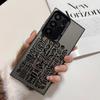 Luxury Tiki Pattern Phone Case For Samsung Galaxy S25 Edge S24 S23 S22 S21 S20 Ultra Funda Silicone Silver Cover