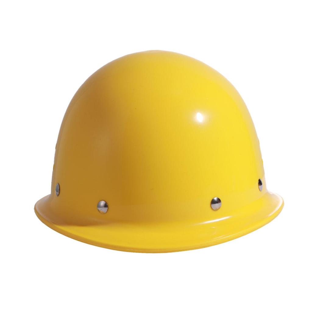 Iron Head Kung Fu Breathable Anti-Smash Safety Helmet with Steel Nail and Printed Logo for Construction Site.