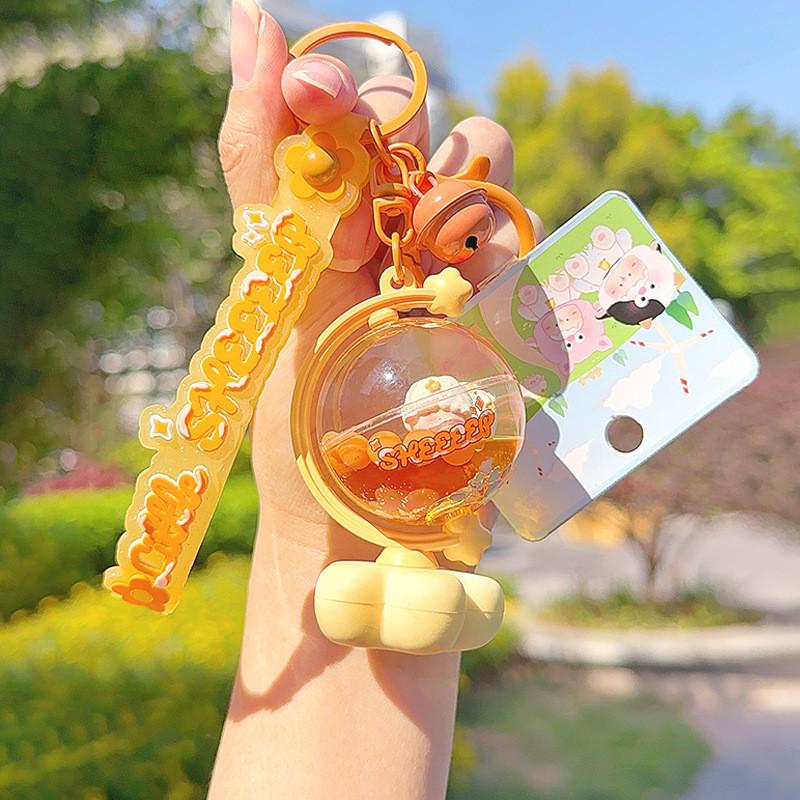 Small Pull Sheep Out Animals Plush Pendant With Pull Cord For Gift Kids