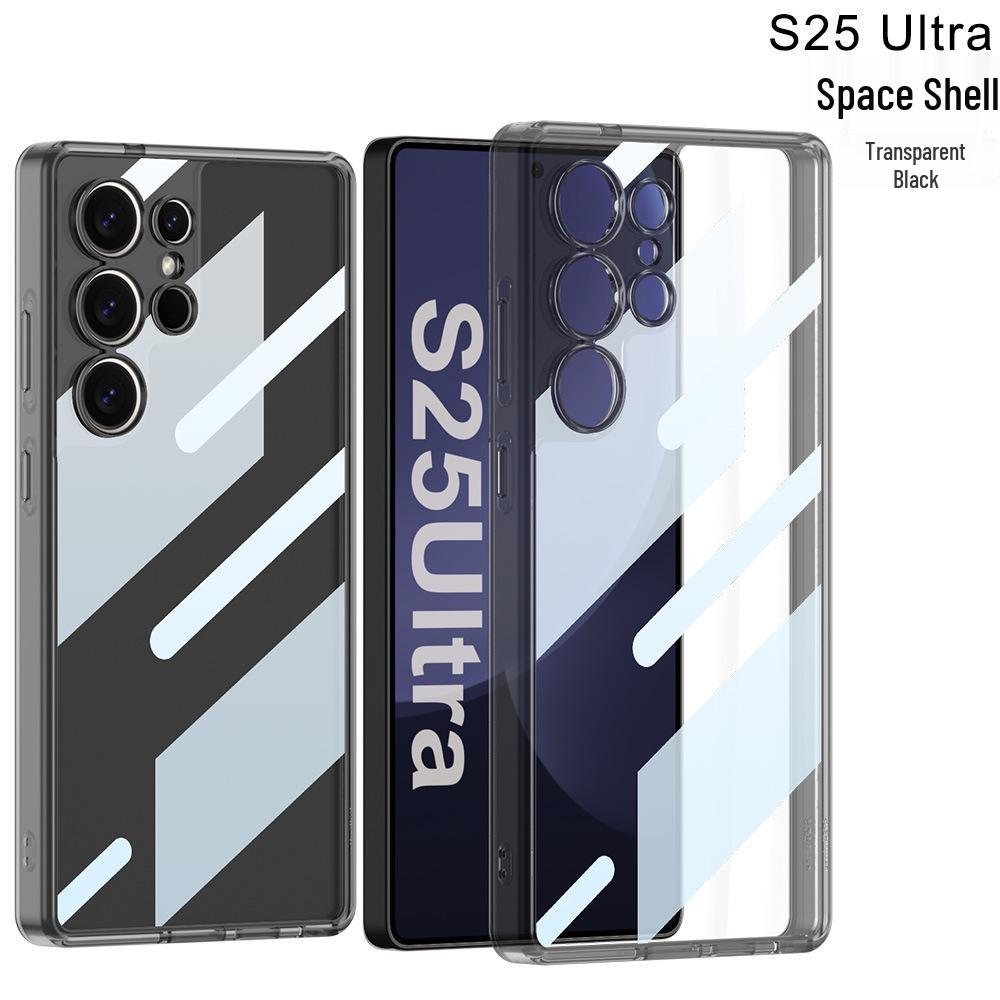 Samsung S25 Ultra Transparent Case: Solid Color, Fashionable, Simple, Protective Cover