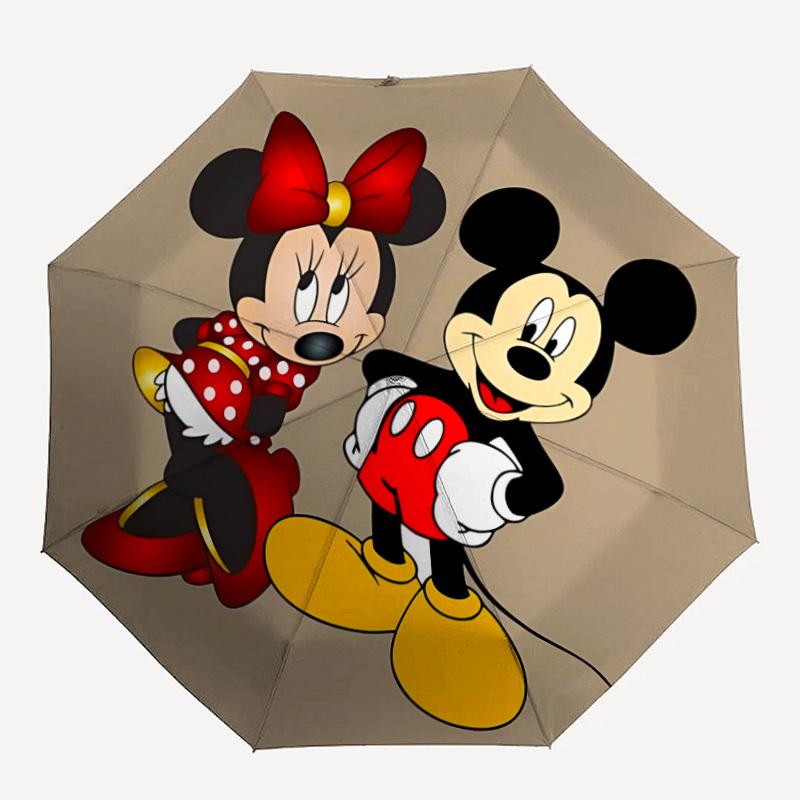 

1pc Mickey, Minnie Automatic Umbrella 8-Bone Design Compact Gear for Outdoor Travel,Perfect Gift for Friends Birthdays yy250809024