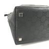 GUCCI 012-0380 Logo GG Vertical Tote Bag Hand Bag Nylon Black