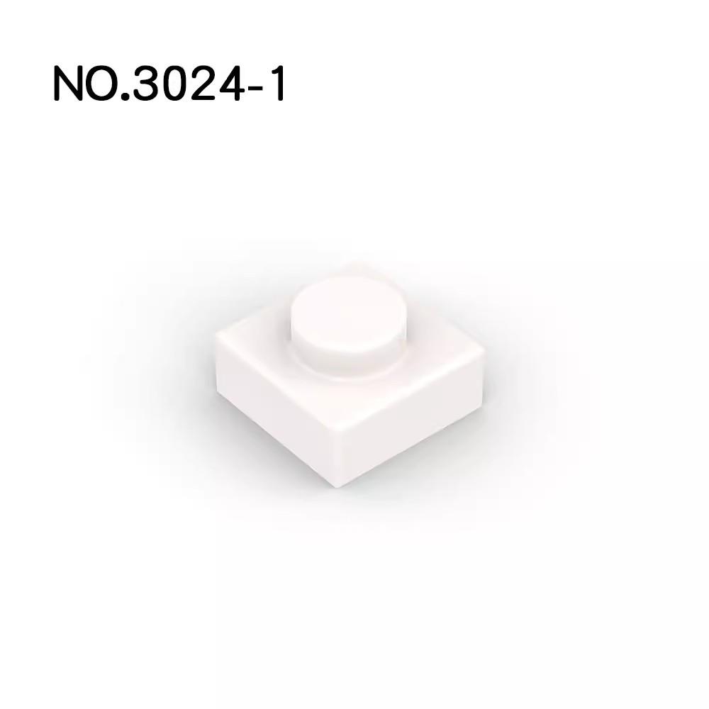 20pcs MOC Parts 3024 Plate 1 x 1 Compatible Bricks DIY Assmble Building Blocks Particle Kid Puzzle Brain Toy Gift