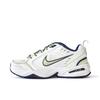 Air Monarch 4 Slip Resistant Abrasion Resistant Low Top Chunky Sneakers Unisex White Green 415445-102 (Team746-)