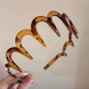 Thin Plastic Hair Band Women Hair Hoop Face Wash Hairband Sweet Non-Slip Headband  Travel