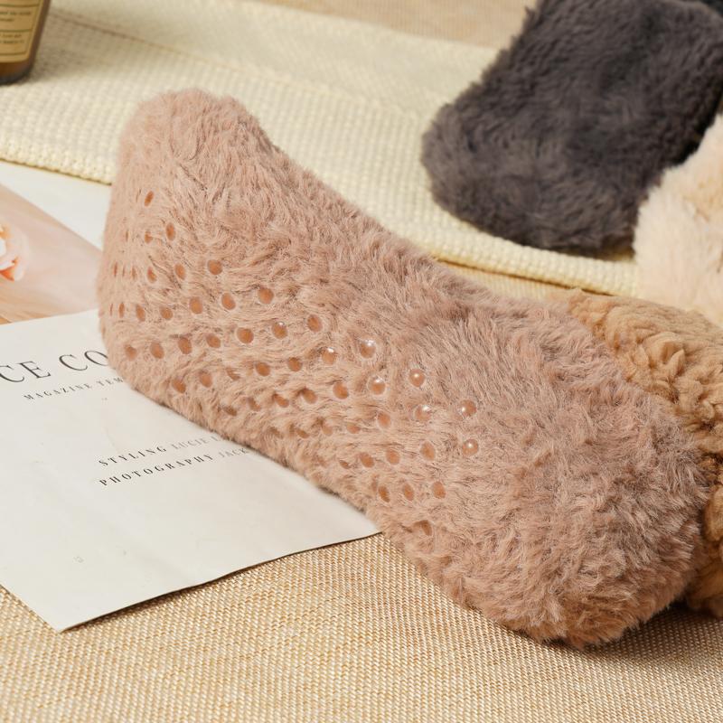 Winter Cozy Fluffy Plush Socks Thickened Warm Comfortable Thermal Home Sleeping Socks