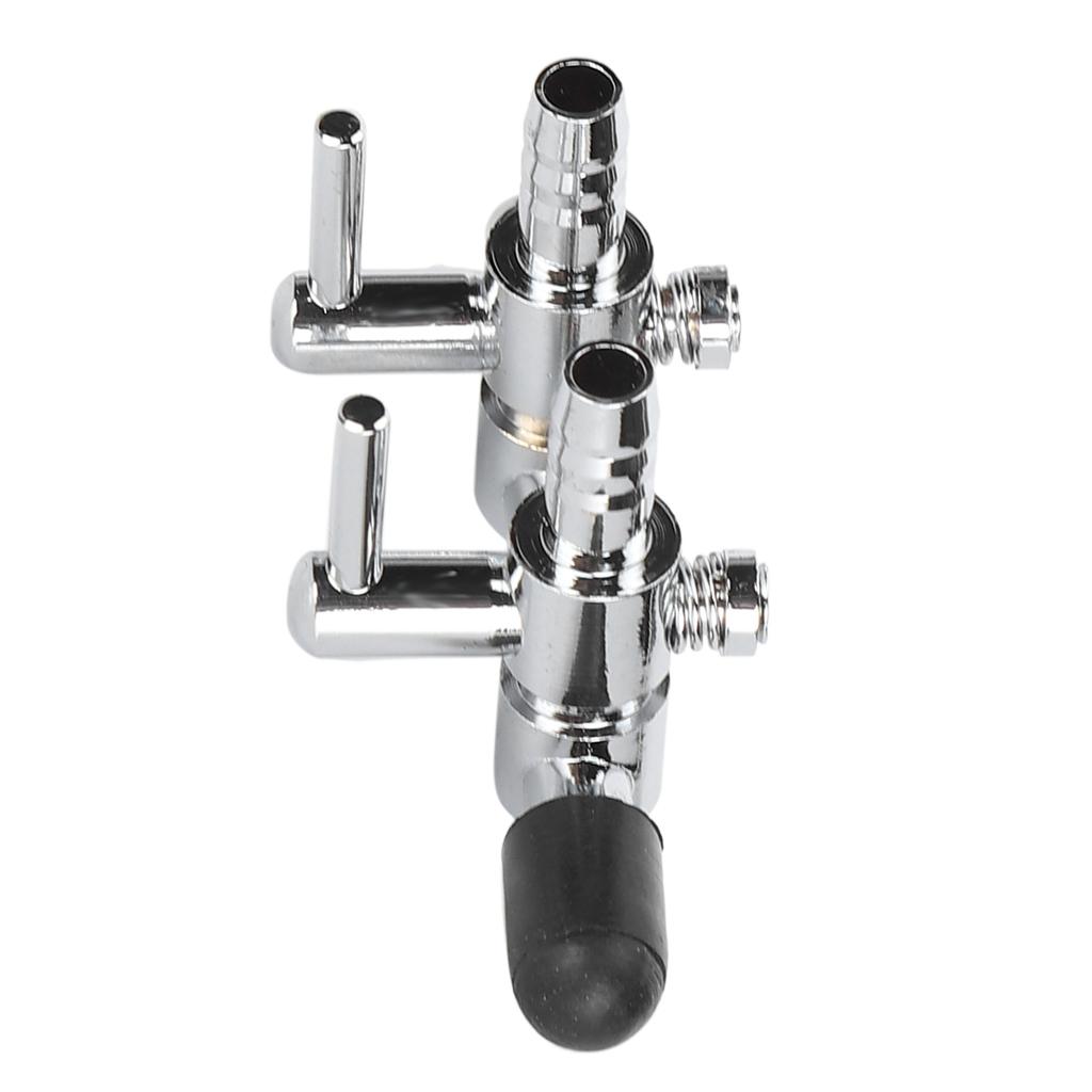 Fish Tank Stainless Steel Control Valve Aquarium Air Flow Control Fish Tank Accessories2 Head