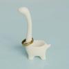 Cute Dinosaur Jewelry Storage Rack 3D Print Decoration Crafts Cute Alpaca Ring Storage Rack  Office