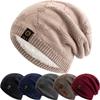 Plush Plush Warm Hat Thicken Beanie Hat Fashion Winter Warm Wool Cap  Outdoor