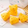 Simulation Cheese Squishy Toys Stress Relief Balls Decompression Slow Rebound Sensory Squeeze Toy For Kids Birthday Party Favors