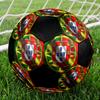 1 pz Pallone da Calcio Nazionale del Portogallo Taglia 5 Pallone da Calcetto Indoor alla Moda Colorato Gioco in Cortile - Ottimo Regalo per Appassionati di Sport HE51