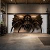 Halloween Door Decoration, Scary Décor in Polyester for Outdoor Seasonal Use