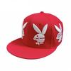 Original Spice Girl Y2K Sweet Cool Wind Red Bunny Embroidered Flat-Brimmed Hat Women'S Summer Versatile Face Small Baseball Cap
