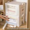 Chaka Multi-Purpose Foldable Fabric Storage Box with Partitions and Large Capacity for Wardrobe or Clothes.