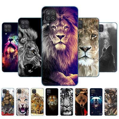 Pour Samsung A12 Coque Souple En Silicone Tpu Couverture Arrière De Téléphone Sur Samsung Galaxy A12 GalaxyA12 A 12 SM-A125F a125 Pare-chocs loup tigre lion