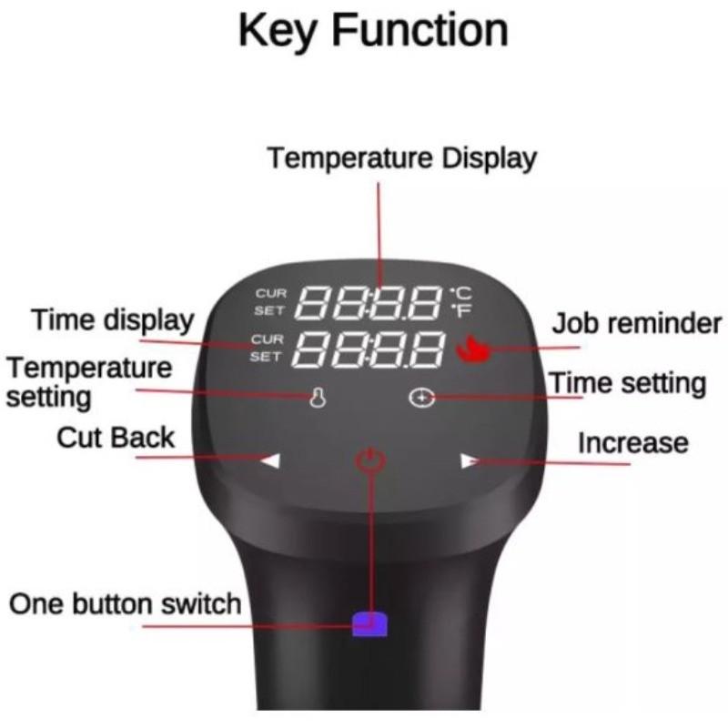 Precisie Sous Vide Slowcooker Digitale Touchscreen Thermische Dompelcirculator Slowcooker Keuken Kookbenodigdheden