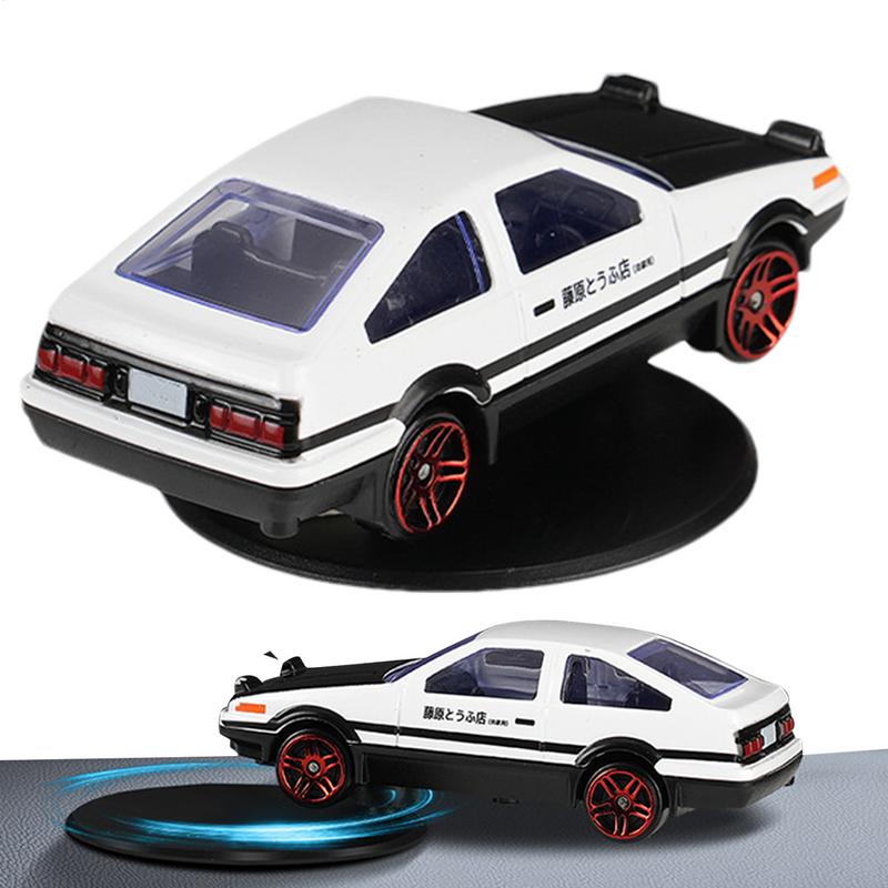 AE86 Car Drift Rotating Ornaments Auto Dashboard Turning AE 86 Racing Model Deco Car Interior Classic Center Console Decoration