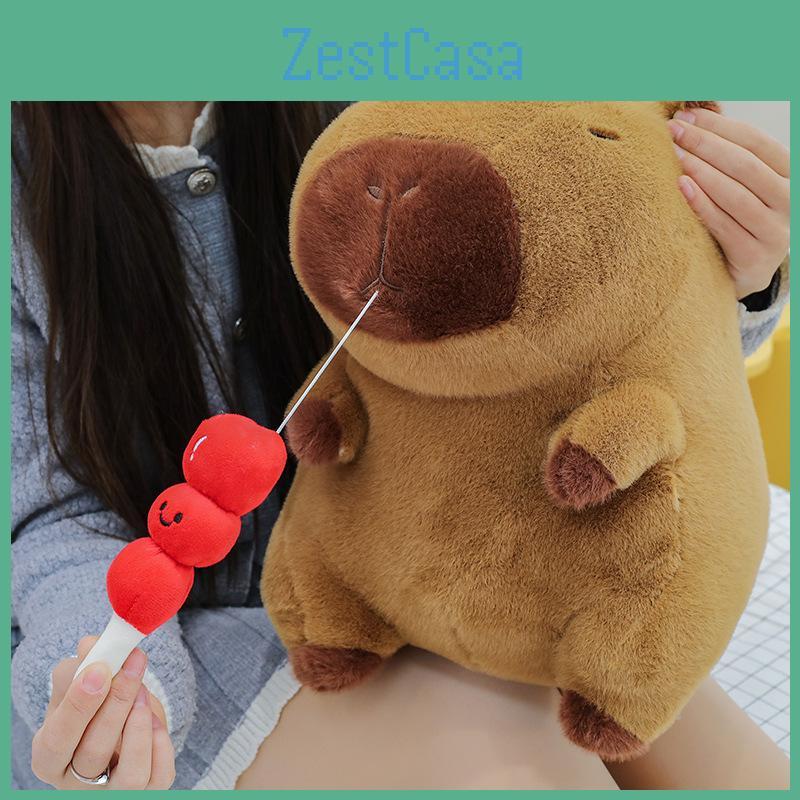 Adorable Yellow Capybara Plush Toy Soft And Cuddly Stuffed Animal Pillow Gift
