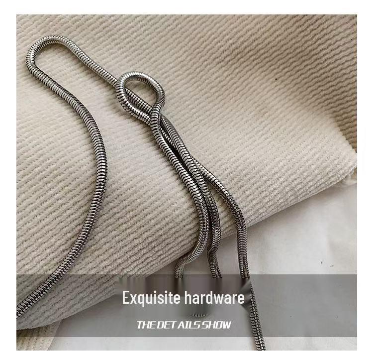 2025 Spring/Summer European & American High-End Crescent Acrylic Bag with Gold/Silver Accents - Handbag & Evening Bag