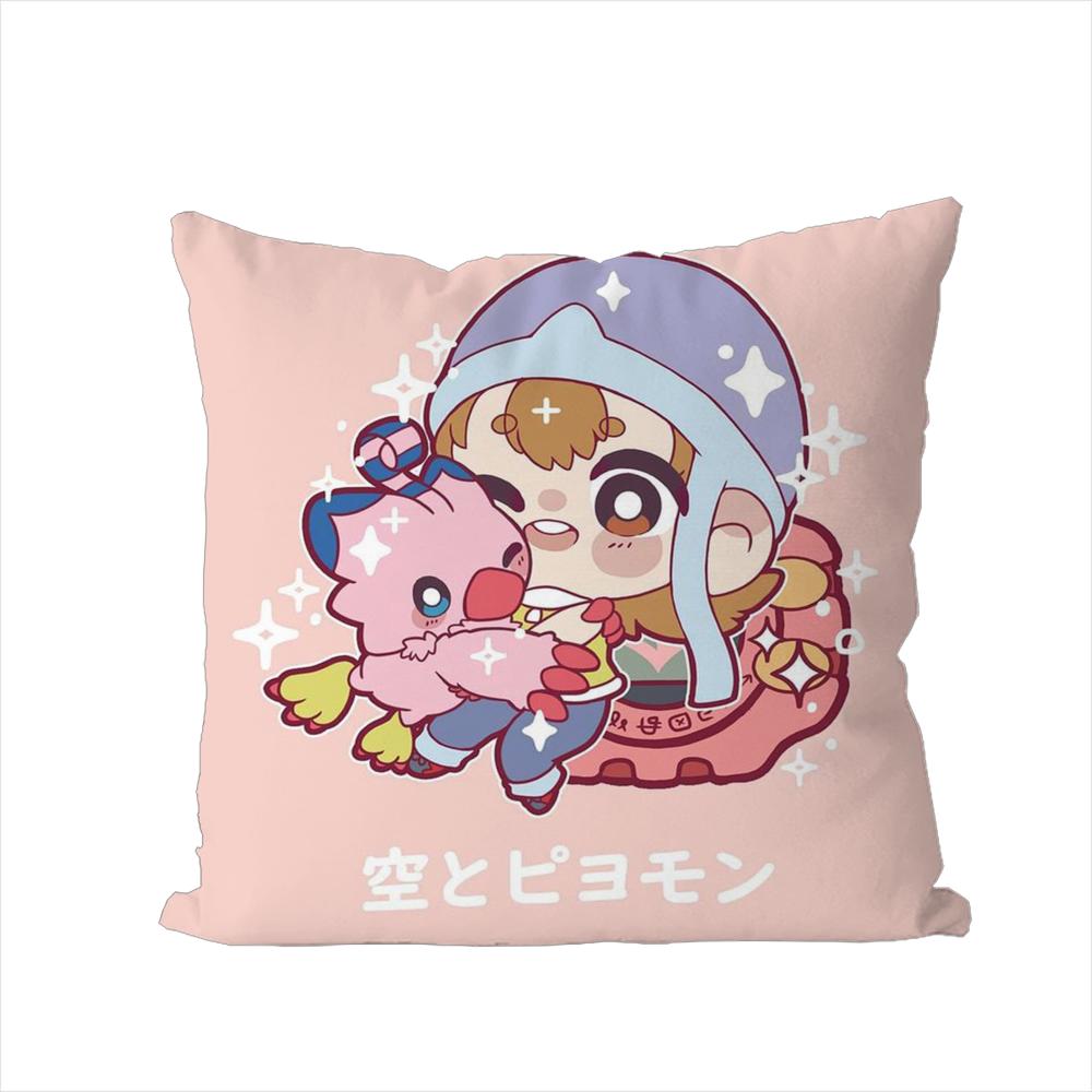 

DDigimon Adventure Pillow Case For Car Sofa Decorative Home Doublesided Print Plush Square Throw Pillow Cushion Cover 30x30cm