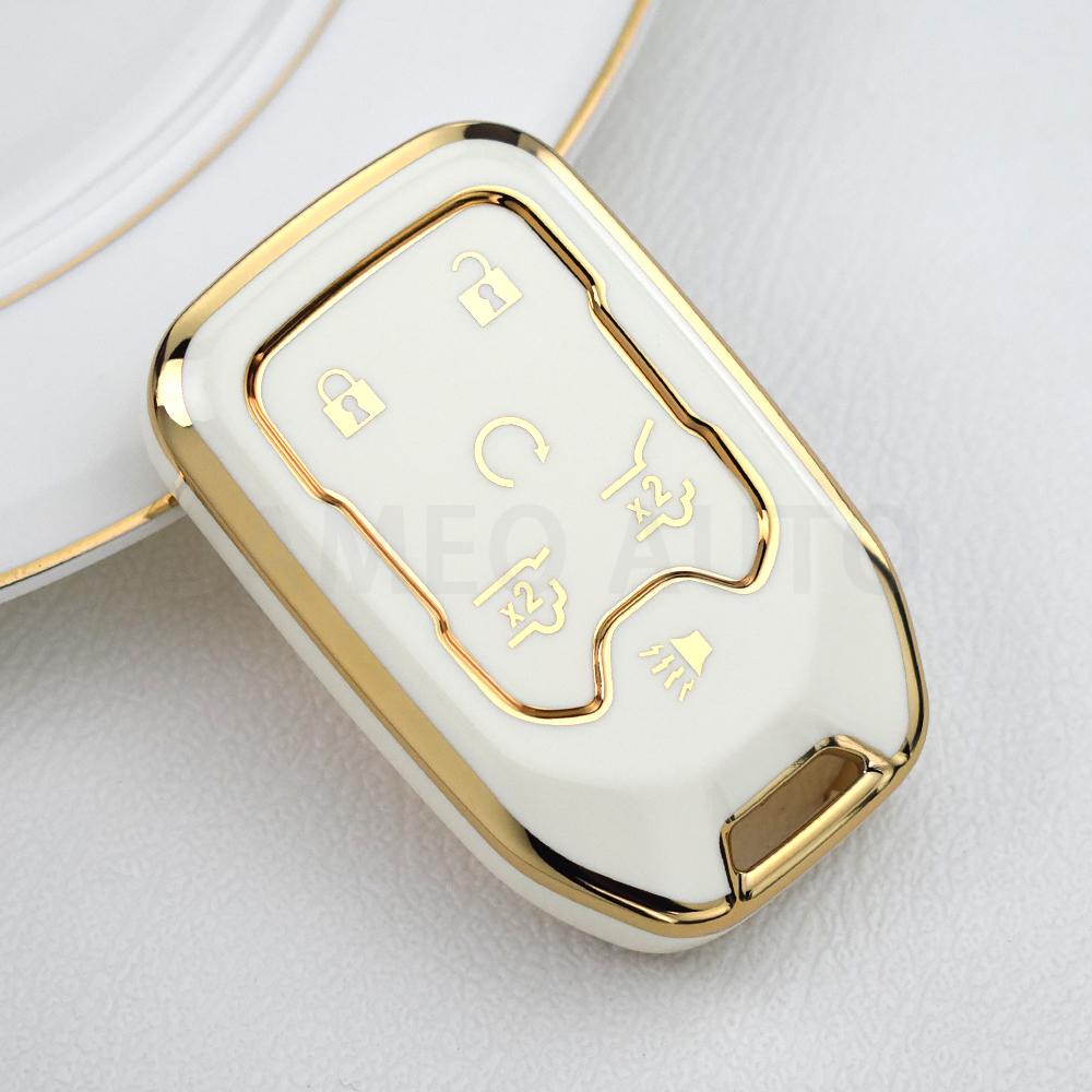 TPU Auto Fernbedienung Schlüssel Fall Abdeckung für GMC Acadia Tahoe Yukon Suburban Silverado Sierra Terrain für Chevrolet Zubehör