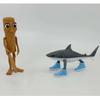 Tralalero Tralala Shark Figure Toy Tung Tung Sahur Keychain Bombardiro Crocodilo Tralalerotralala 3D Printed Sharks Meme Toy with Shoes