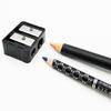 Plastic Double Hole Eyebrow Pencil, Makeup Pencil, Pencil Sharpener, Manual Sharpening, Compact and Portable