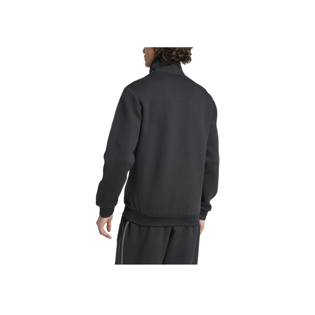 Adidas Originals SS25 Premium Slim Fit Zip Sports Long Sleeve Jacket Men Jackets Black JY2736
