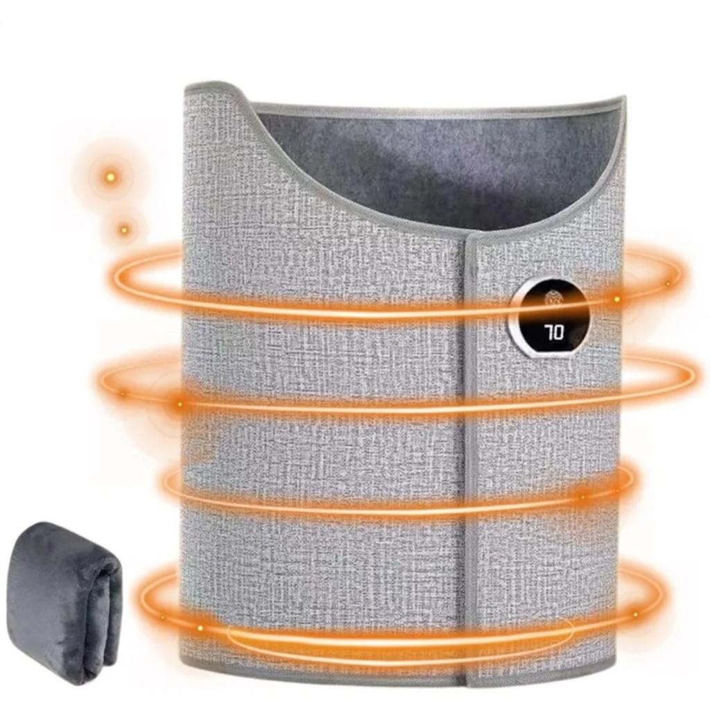 HOMZY Silent Foldable Leg Warmer Pro - Under Desk Electric Foot Heater with Thermostat & Auto Shut Off for Office Home Timer