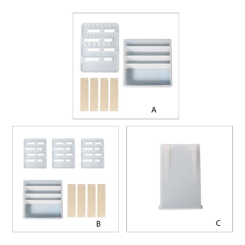 Epoxy Molds for Making Earring Stand Holder Jewelry Organizer DIY Silicone Mold Jewelry Rack Resin Casting Molds Display
