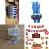 Vibrant Roblox Theme Party Supplies For Kids Birthday Celebrations With Banners And Cake Toppers