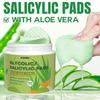 Aloe Salicylic Acid Exfoliating Pads - Gently Exfoliate, Deep Clean Pores, Prevent Breakouts & Hydrate Skin, Daily Facial Pads for Acne Prone-60Pcs