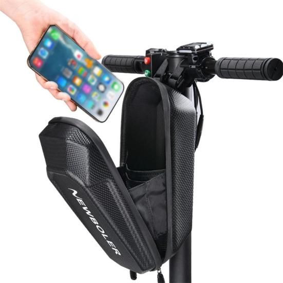 Electric Scooter Waterproof Handlebar Bag Bike Large Capacity Stable Mount Storage Pouch Bicycle Parts Tool Hard Shell Bag