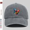 pc Vibrant Watercolor Butterfly Pattern Print Baseball Cap Comfortable Fashion Decorative Hat Trendy Lightweight Accessory A