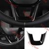 For Honda Civic 2022-2024 ABS Gloss Black Steering Wheel Lip Sheet Cover Trim